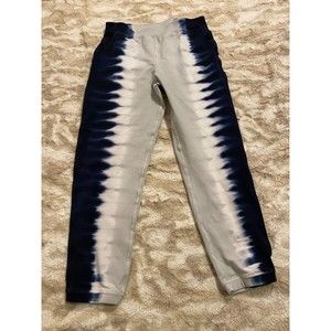 Lululemon Women’s Size 8 LA Extreme Low Rise Jogger Blue White Tie Dye